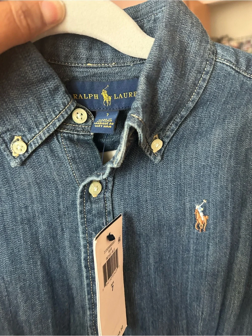 Ralph Lauren Blue Denim Shirt Dress